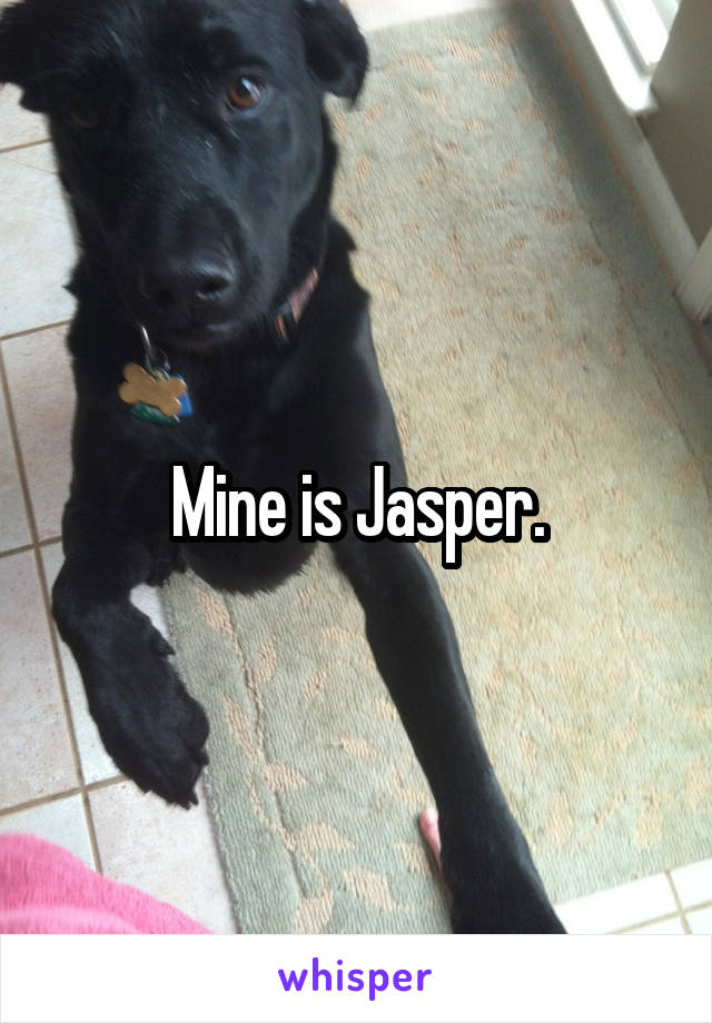 Mine is Jasper.