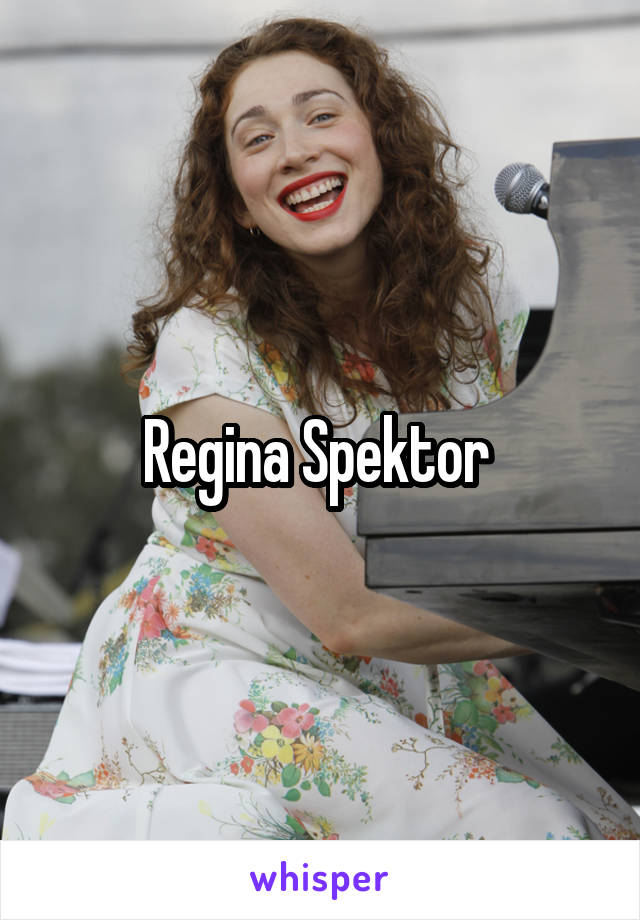Regina Spektor 