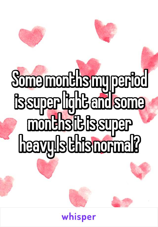 What Does A Super Light Period Mean