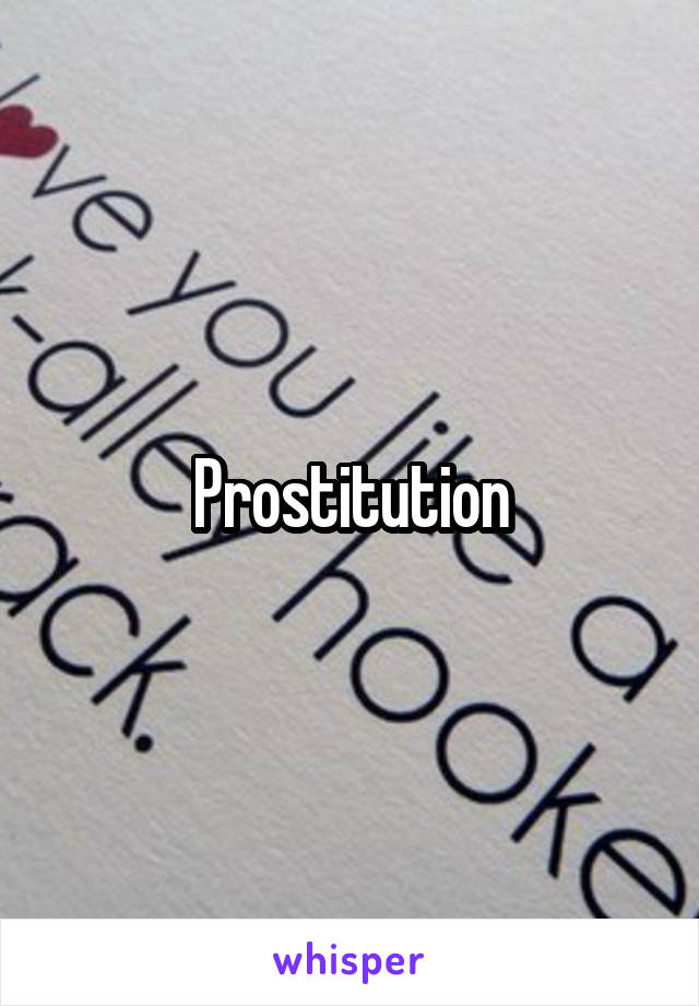 Prostitution