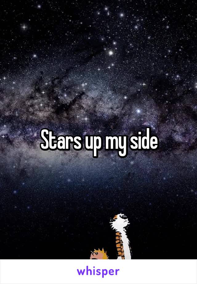 Stars up my side