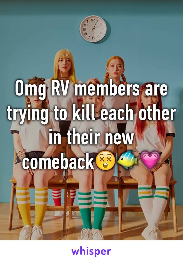 Omg RV members are trying to kill each other in their new comeback😲🐠💗