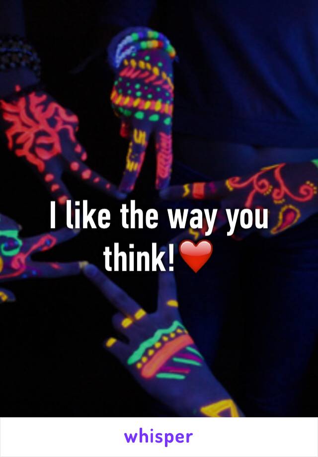 I like the way you think!❤️