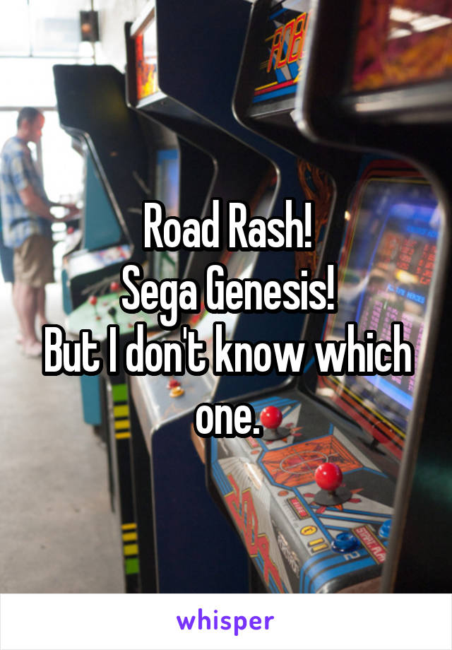 Road Rash!
Sega Genesis!
But I don't know which one.