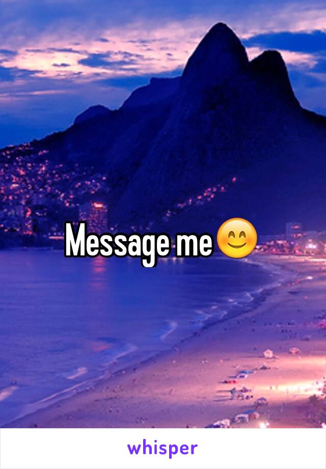 Message me😊