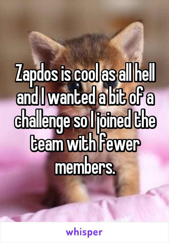 Zapdos is cool as all hell and I wanted a bit of a challenge so I joined the team with fewer members.