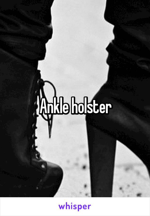 Ankle holster