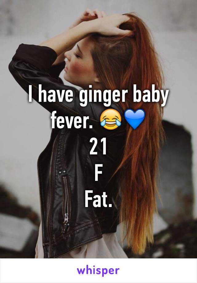 I have ginger baby fever. 😂💙
21
F
Fat. 