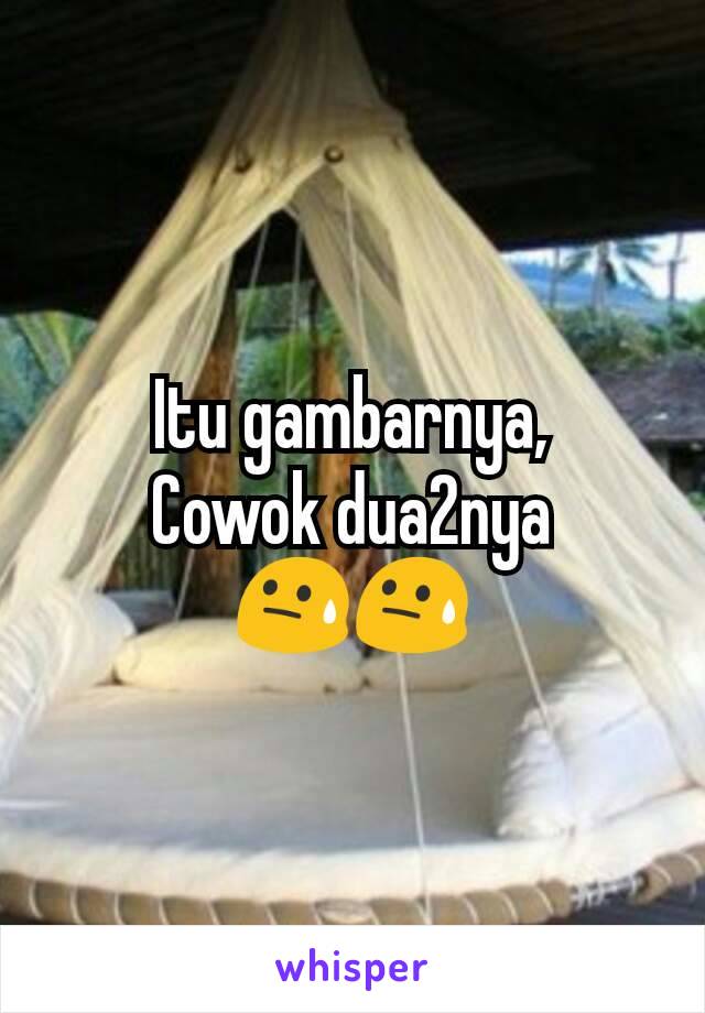 Itu gambarnya,
Cowok dua2nya
😓😓