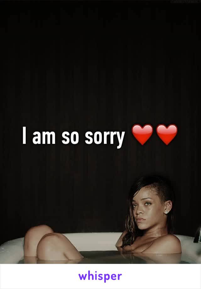 I am so sorry ❤️❤️