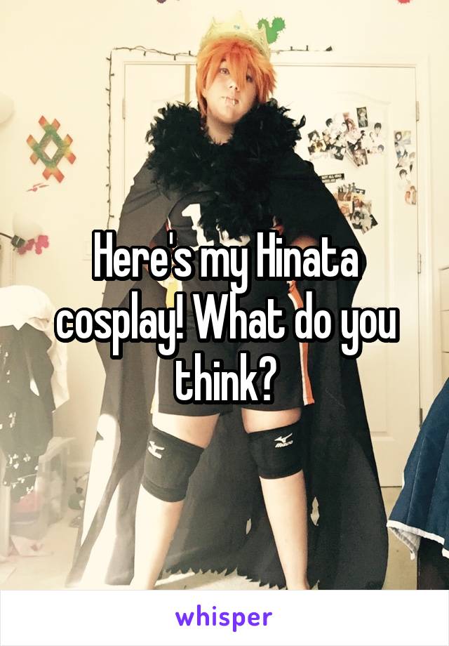 Here's my Hinata cosplay! What do you think?