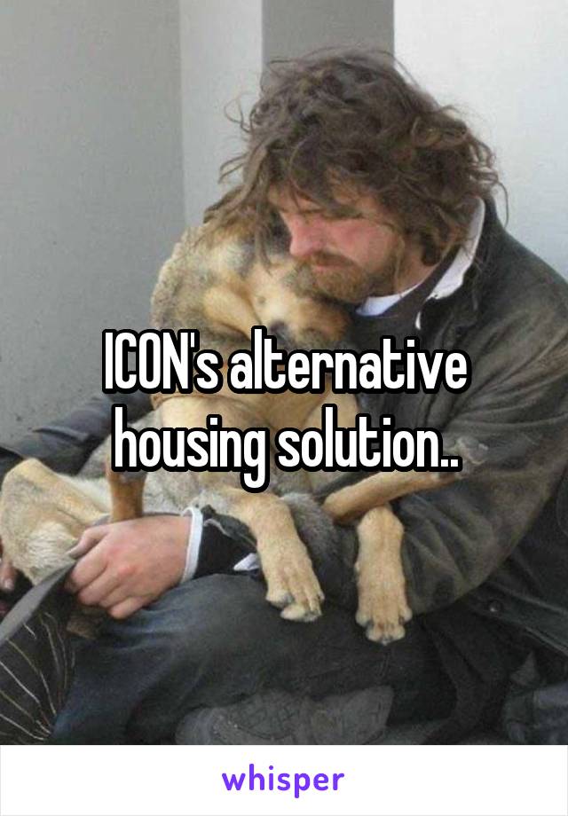 ICON's alternative housing solution..