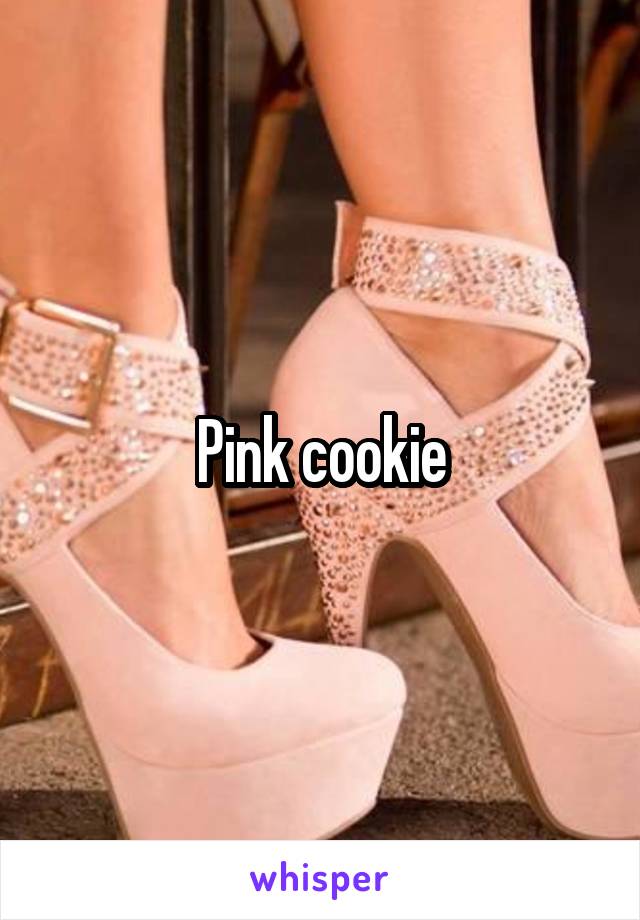 Pink cookie