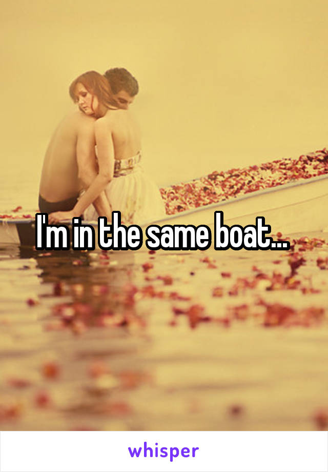 I'm in the same boat... 