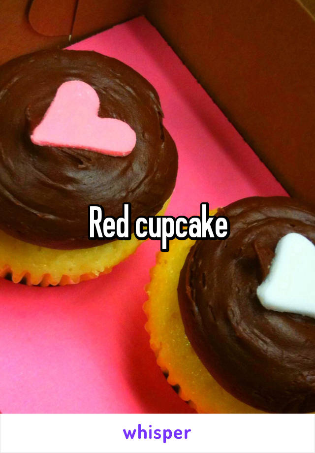 Red cupcake