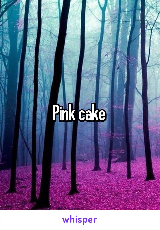 Pink cake 