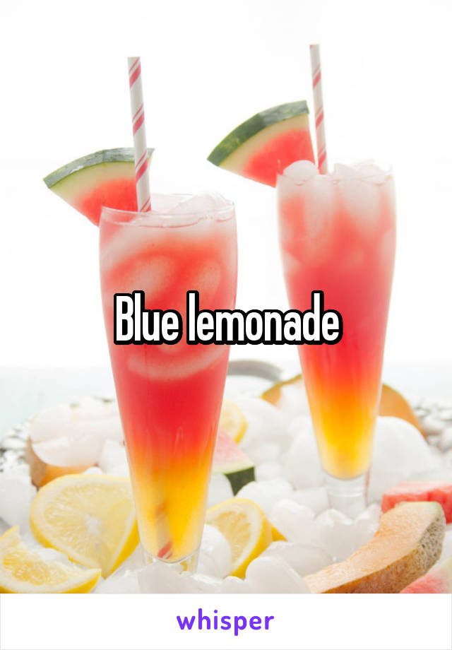 Blue lemonade