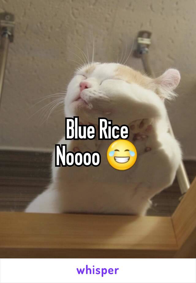 Blue Rice
Noooo 😂