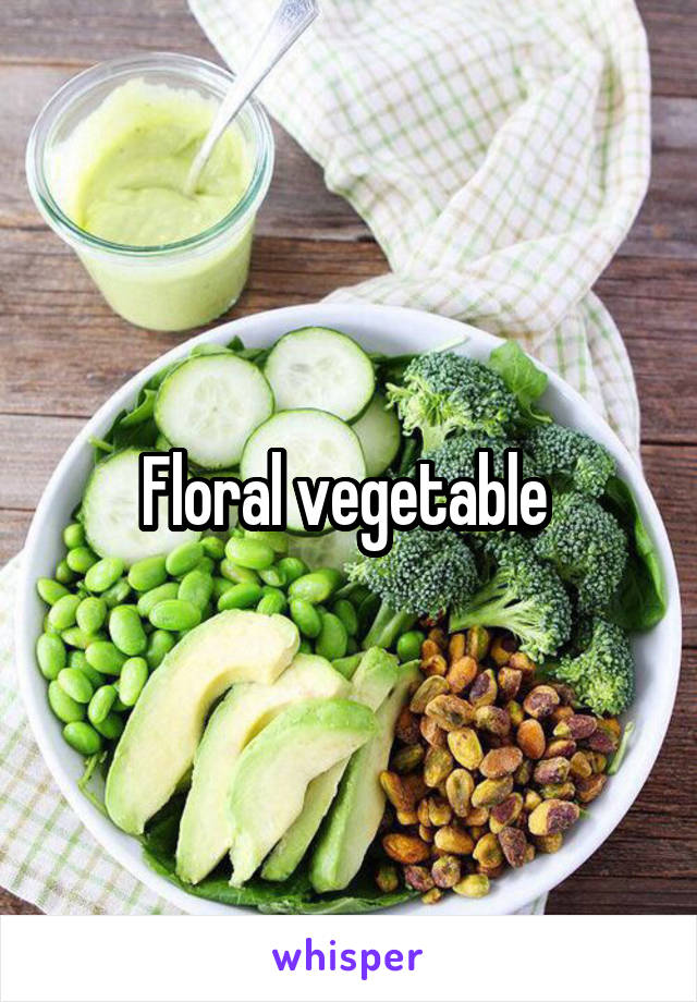 Floral vegetable 