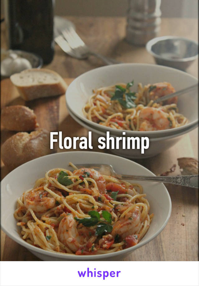 Floral shrimp