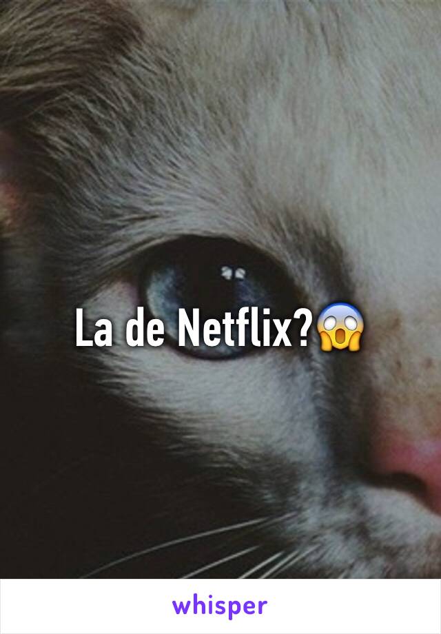 La de Netflix?😱