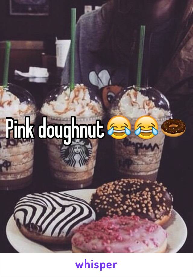 Pink doughnut😂😂🍩