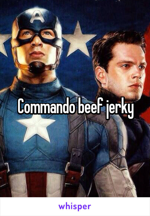 Commando beef jerky