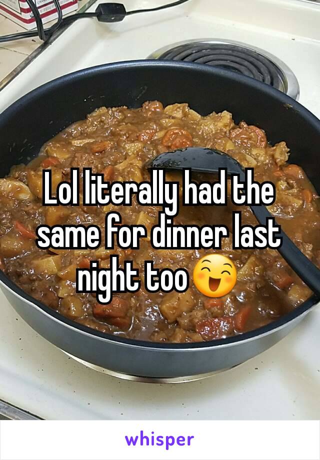 Lol literally had the same for dinner last night too😄