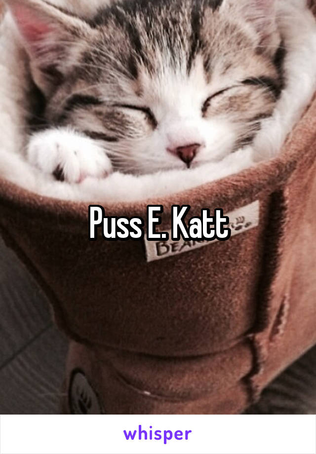 Puss E. Katt
