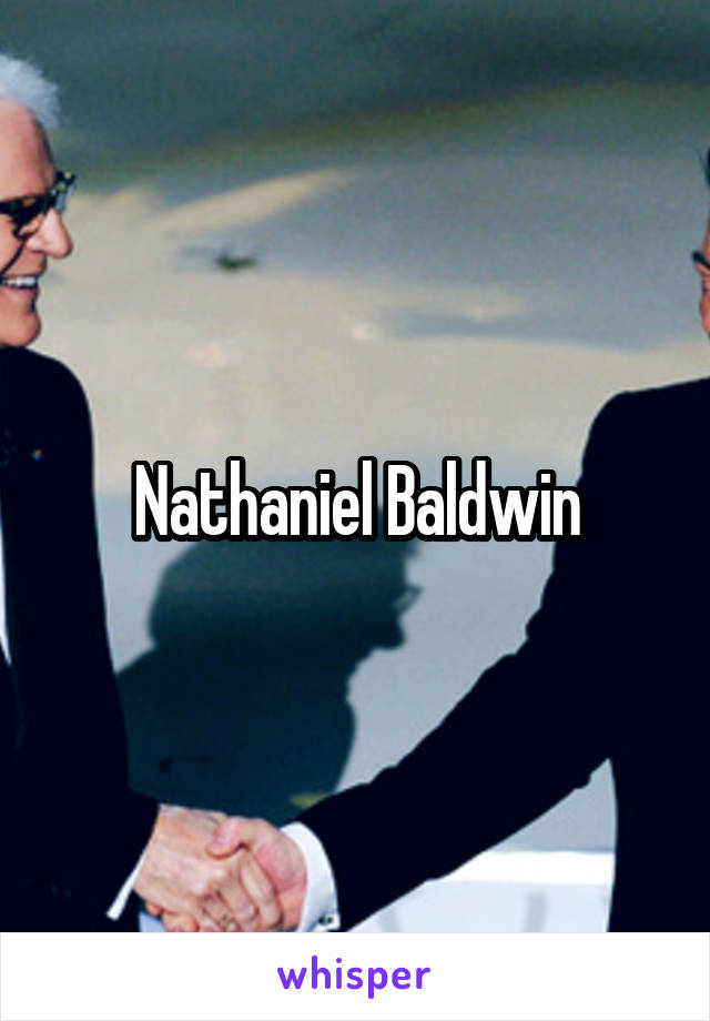 Nathaniel Baldwin