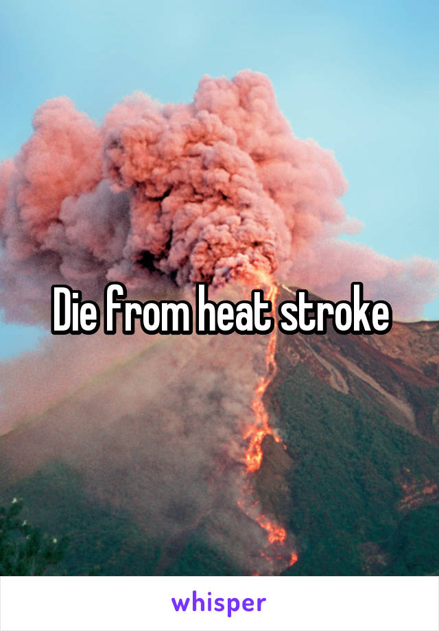 die-from-heat-stroke