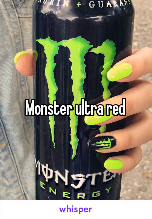 Monster ultra red 