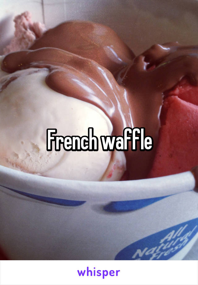 French waffle
