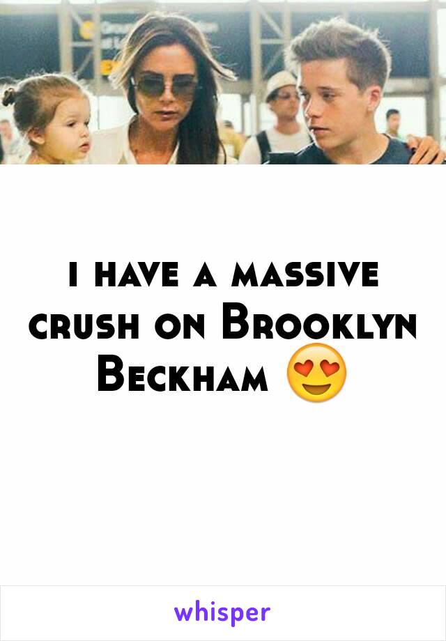 i have a massive crush on Brooklyn Beckham 😍
