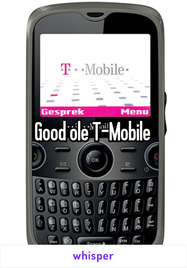 Good ole T-Mobile 