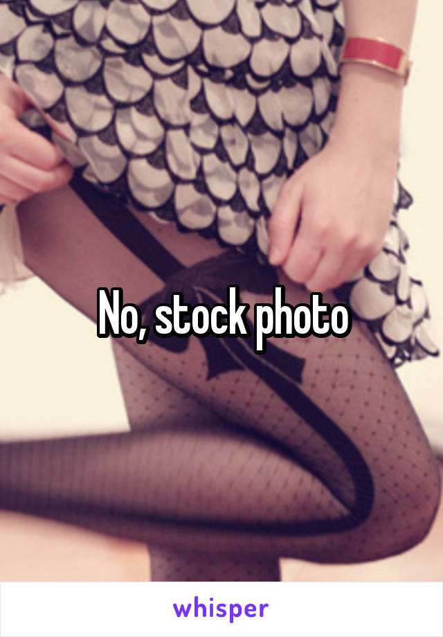 No, stock photo