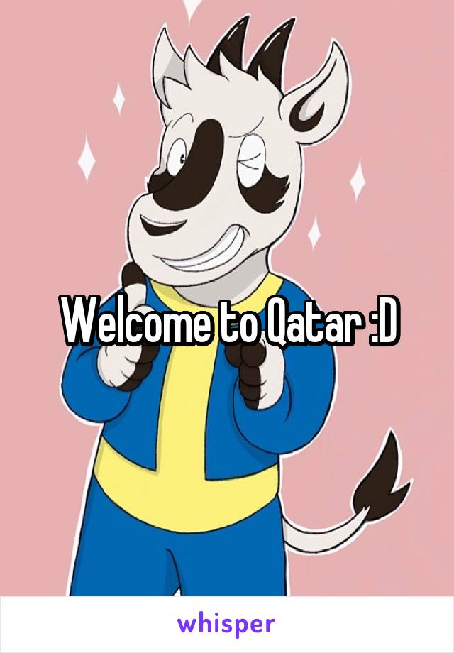 Welcome to Qatar :D