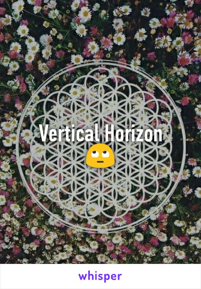 Vertical Horizon
🙄