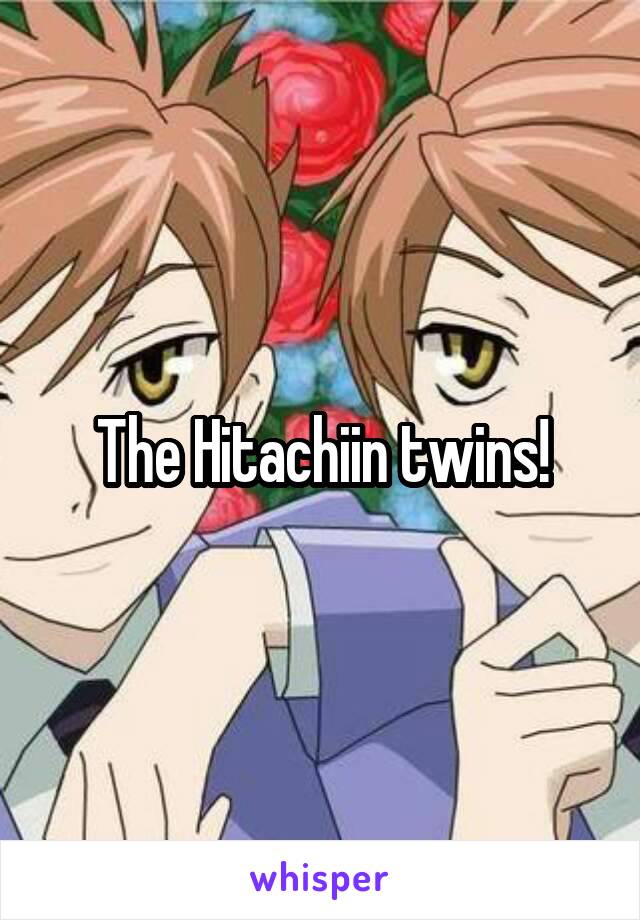 The Hitachiin twins!