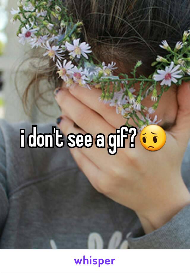 i don't see a gif?😔