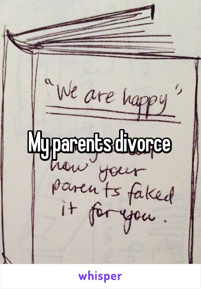 My parents divorce 