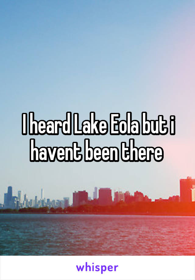 I heard Lake Eola but i havent been there 