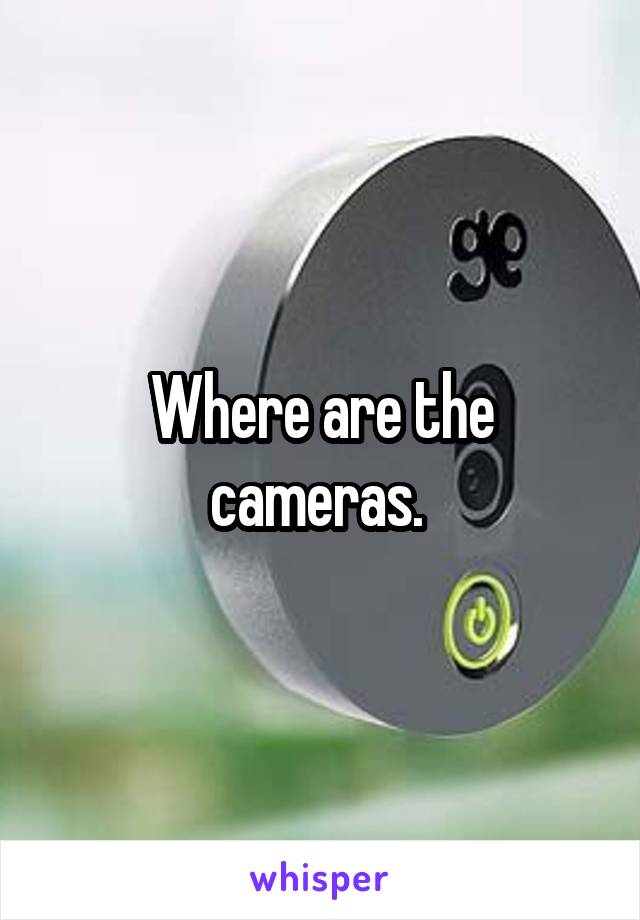 Where are the cameras. 