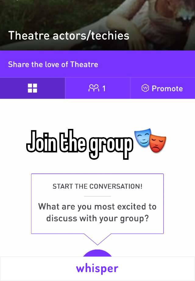 Join the group🎭