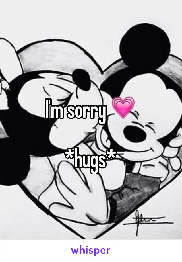 I'm sorry 💗

*hugs*