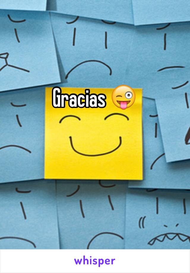 Gracias 😜