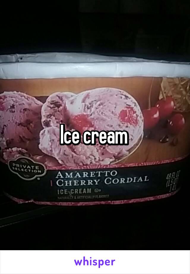Ice cream 