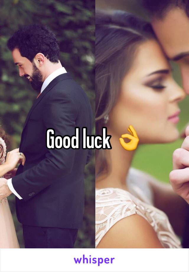 Good luck 👌