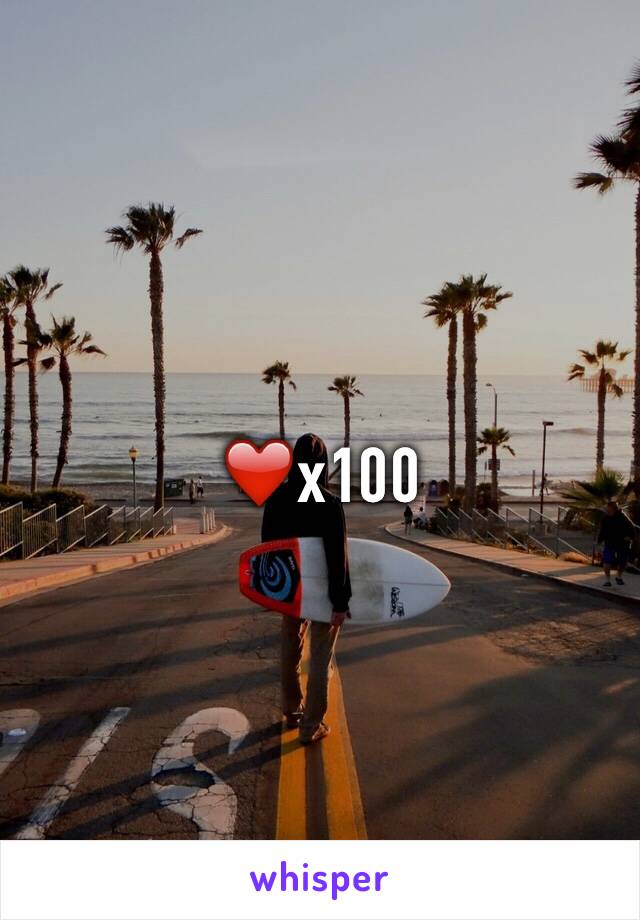 ❤️x100