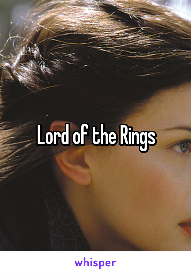 Lord of the Rings